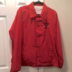 CHICAGO BULLS VTG Chalk Line Fanimation Jacket L